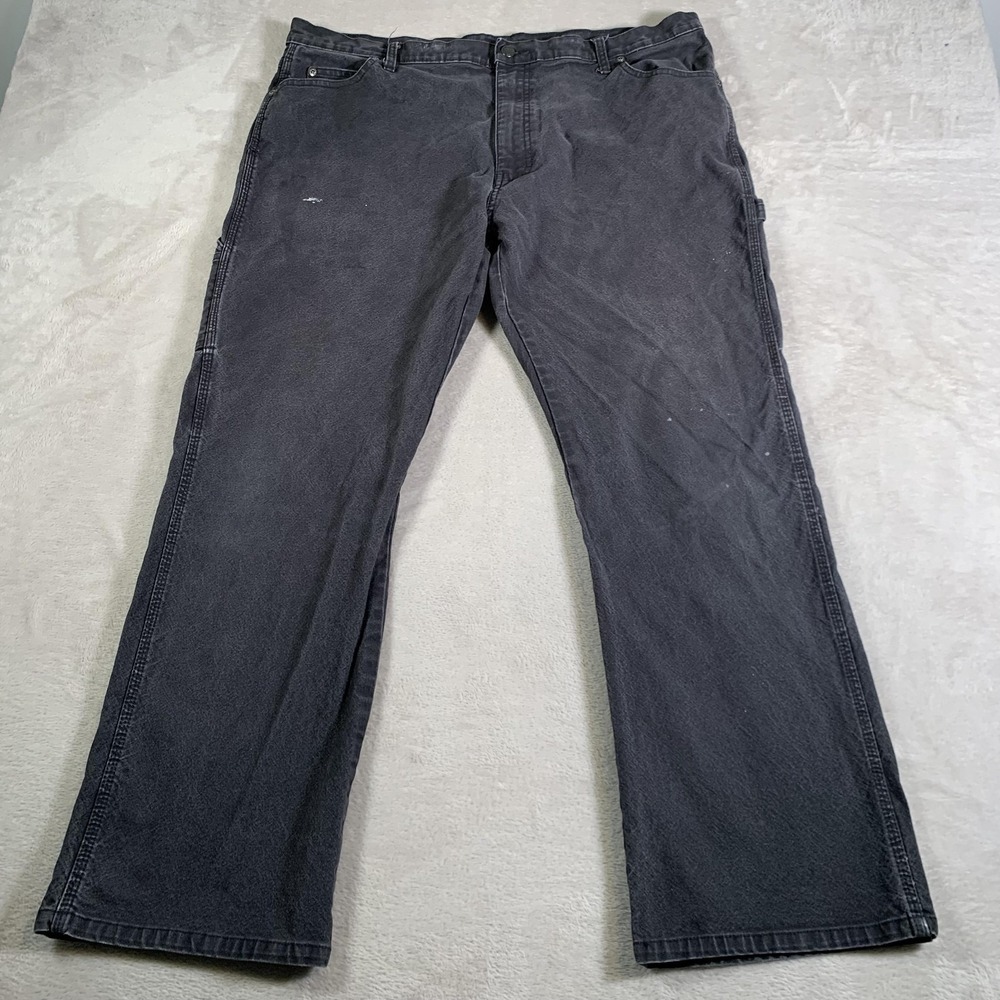 Dickiesโ Carpenter Jeans Mens 40x32 Black Work Pants Hammer Loop Straight Leg